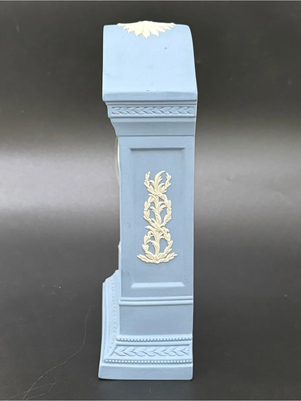 Vintage Y2K 2000 WEDGWOOD Blue Jasperware Millennium Mantel Clock Made England